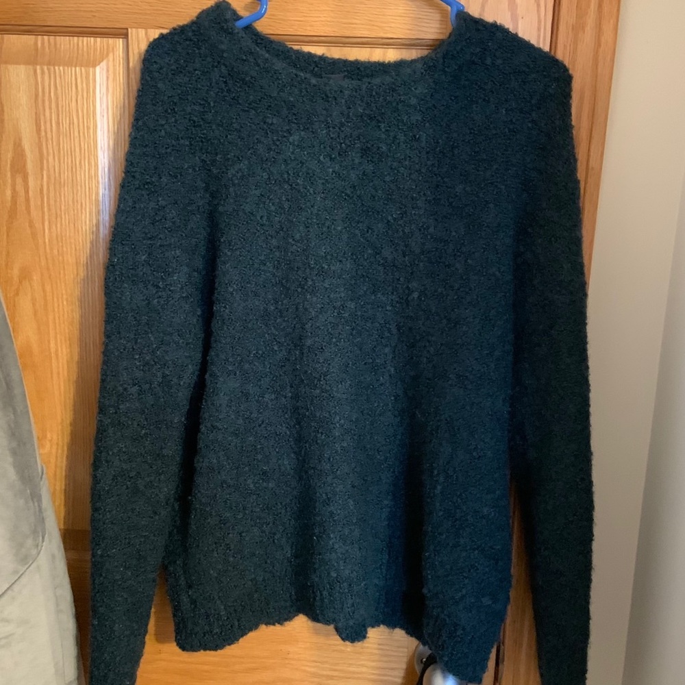 H&M Forest Green Fuzzy Sweater